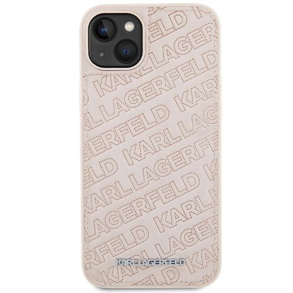 Karl Lagerfeld KLHCP15MPQKPMP iPhone 15 Plus / 14 Plus 6.7&quot; różowy/pink hardcase Quilted K Pattern