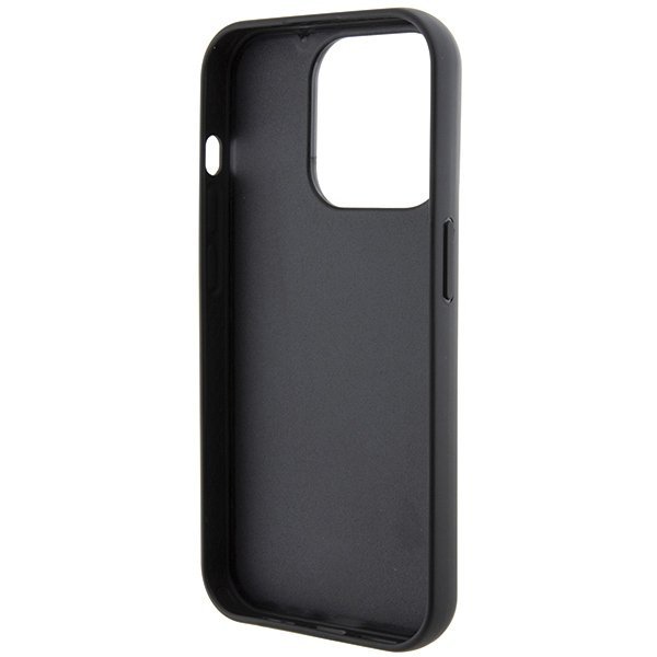 Karl Lagerfeld KLHCP14LGSACHPK iPhone 14 Pro 6.1&quot; czarny/black hardcase Gripstand Saffiano Choupette Pins