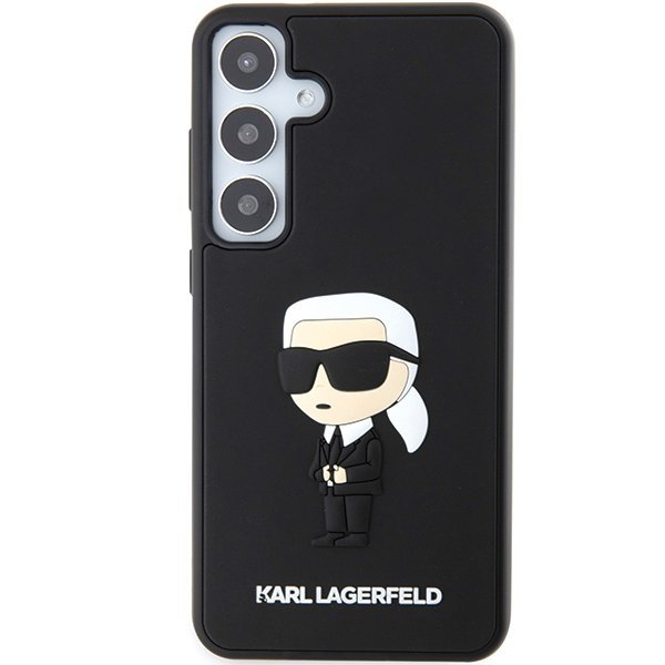 Karl Lagerfeld KLHCS24M3DRKINK S24+ S926 czarny/black hardcase 3D Rubber Ikonik