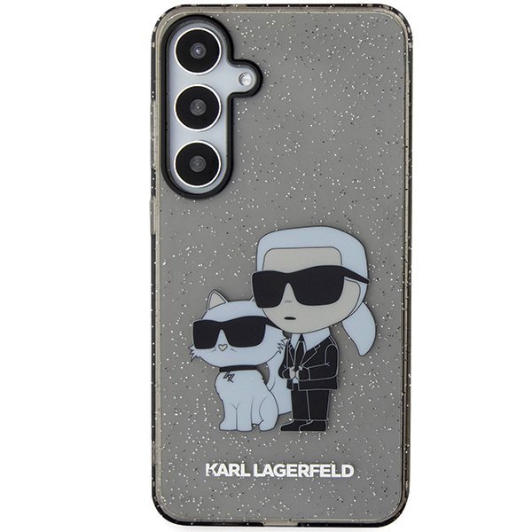 Karl Lagerfeld KLHCS24MHNKCTGK S24+ S926 czarny/black hardcase Glitter Karl&Choupette