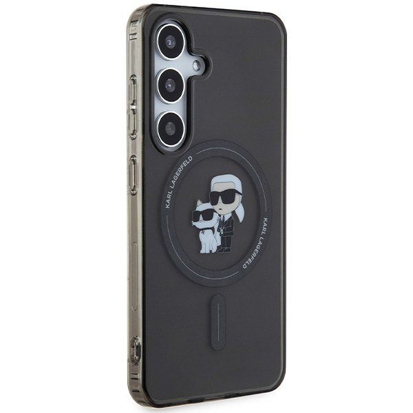 Karl Lagerfeld KLHMS24SHGKCNOK S24 S921czarny/black hardcase IML Karl&Choupette MagSafe