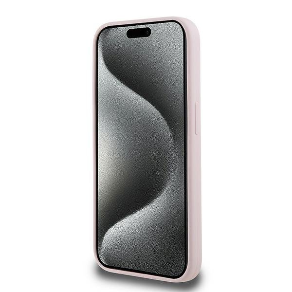 Karl Lagerfeld KLHMP15XSKCHPPLP iPhone 15 Pro Max 6.7&quot; różowy/pink hardcase Silicone Karl & Choupette MagSafe