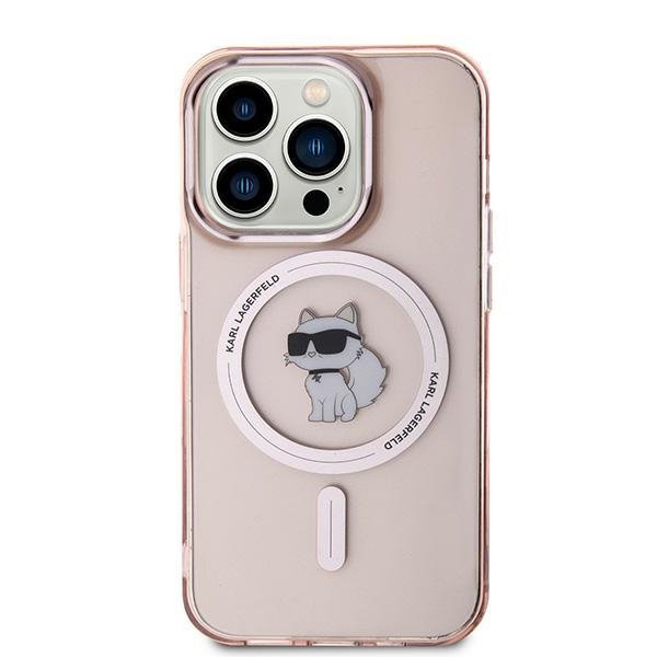 Karl Lagerfeld KLHMP14XHFCCNOP iPhone 14 Pro Max 6.7&quot; różowy/pink hardcase IML Choupette MagSafe