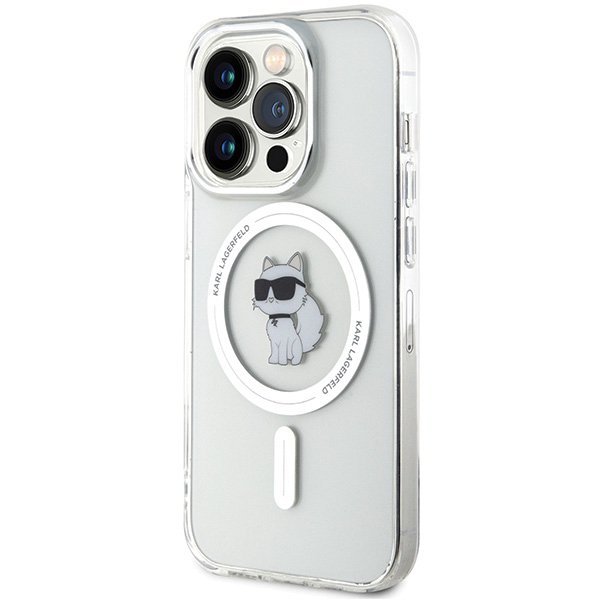Karl Lagerfeld KLHMP14LHFCCNOT iPhone 14 Pro 6.1&quot; przezroczysty/transparent hardcase IML Choupette MagSafe