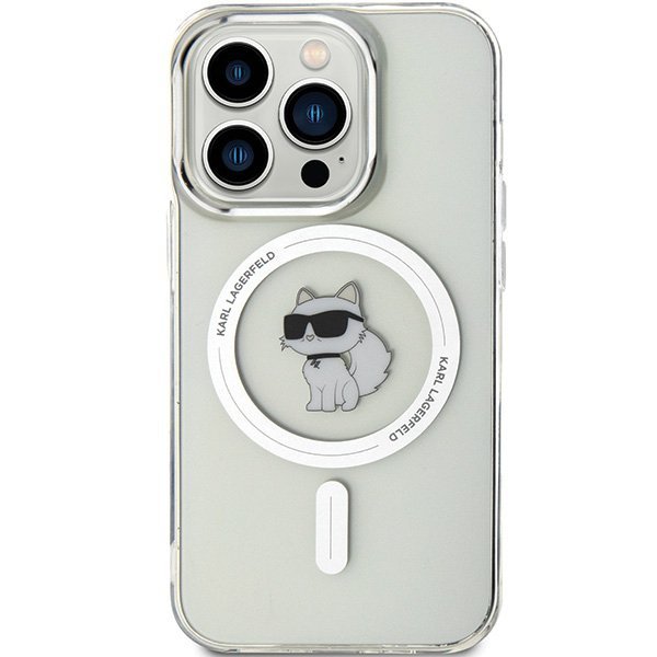 Karl Lagerfeld KLHMP14LHFCCNOT iPhone 14 Pro 6.1&quot; przezroczysty/transparent hardcase IML Choupette MagSafe