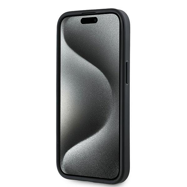 Karl Lagerfeld KLHCP15MPQDSMGK iPhone 15 Plus / 14 Plus 6.7&quot; czarny/black hardcase Diagonal Quilted Script