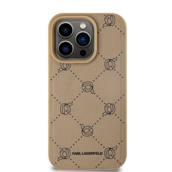 Karl Lagerfeld KLHMP15XPGKHPHE iPhone 15Pro Max 6.7&quot; beżowy/beige Magsafe Karl Heads