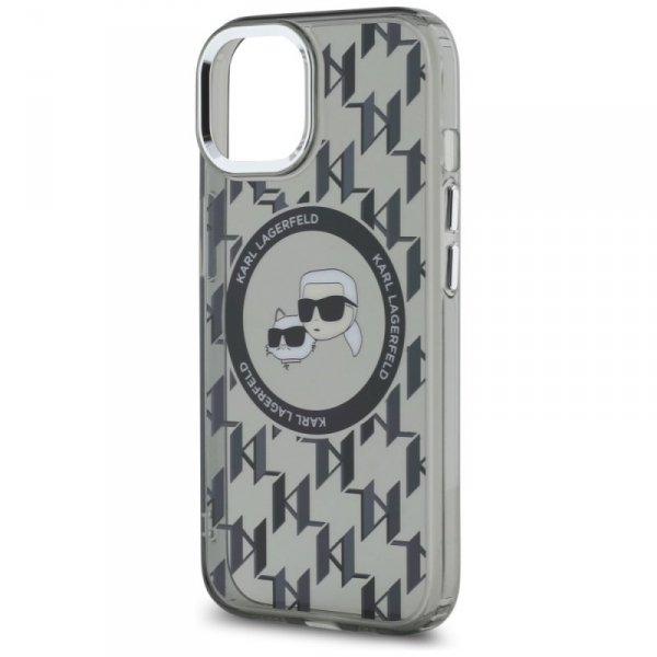 Karl Lagerfeld KLHMP15SHMCKMHK iPhone 156.1&quot; czarny/black IML Monogram Karl&Choupette Head MagSafe