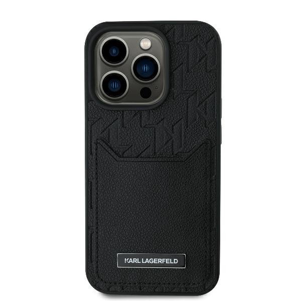 Karl Lagerfeld KLHCP16XPGKHPRPK iPhone 16 Pro Max 6.9&quot; czarny/black hardcase Cardslots Monogram