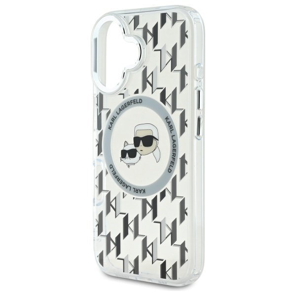 Karl Lagerfeld KLHMP16SHMCKMHT iPhone 166.1&quot; przezroczysty/transparent IML Monogram Karl&Choupette Head MagSafe