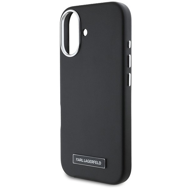 Karl Lagerfeld KLHMP16MPGMSRPK iPhone16 Plus 6.7&quot; czarny/black hardcase FW Metal Plate MagSafe