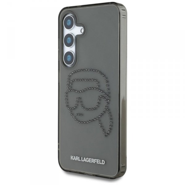 Etui Karl Lagerfeld Rhinestones Karl     Head Logo do Samsung Galaxy S25 czarny