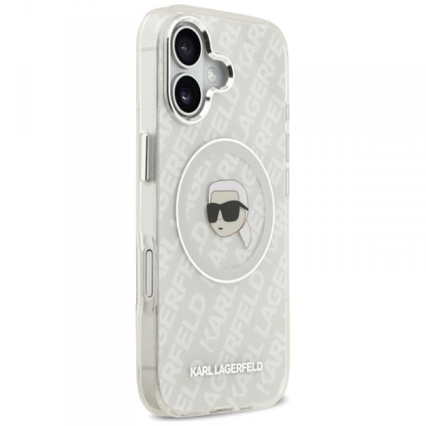Etui Karl Lagerfeld IML Karl Head Logo   MagSafe do iPhone 17 szary