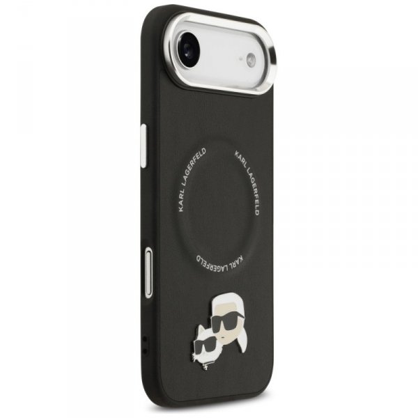 Etui Karl Lagerfeld Karl & Choupette     Pins MagSafe do iPhone Air czarny