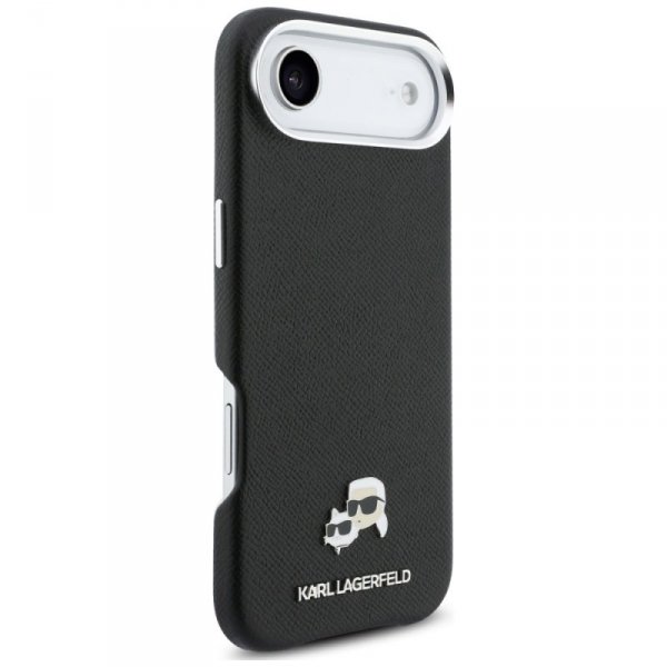 Etui Karl Lagerfeld Karl & Choupette     Head Pins Saffiano MagSafe do iPhone Air czarny
