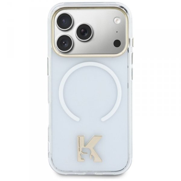 Etui Karl Lagerfeld IML K Head Logo      MagSafe do iPhone 17 Pro przezroczysty