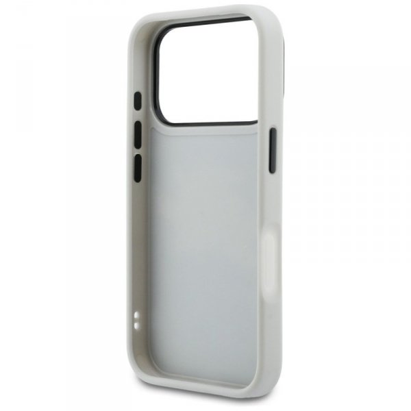 Etui Karl Lagerfeld IML Glitter KL       Diamond Logo do iPhone 17 Pro srebrny