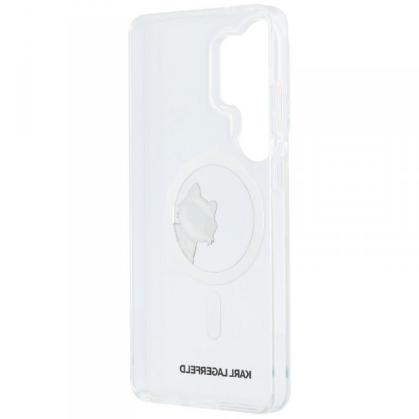 Etui Karl Lagerfeld IML Peekaboo         Choupette MagSafe do Samsung Galaxy S26 Ultra przezroczysty