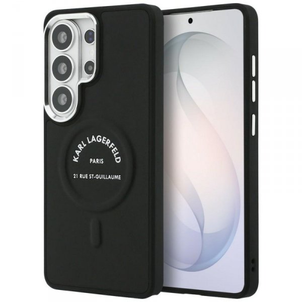 Etui Karl Lagerfeld Embossed Ring RSG    Logo MagSafe do Samsung Galaxy S26 Ultra czarny