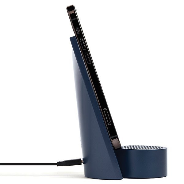 Lexon City Energy Pro Ładowarkaindukcyjna 10W z głośnikiem bluetooth ciemnoniebieski/dark blue LD145DB