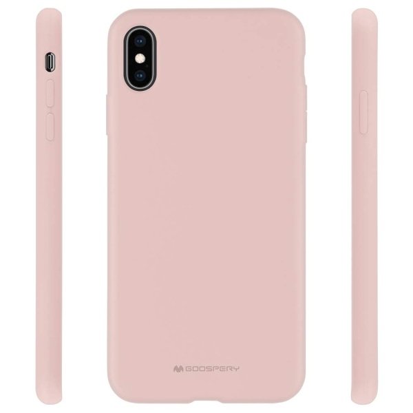 Mercury Silicone iPhone X/Xs różowo -piaskowy/pink sand
