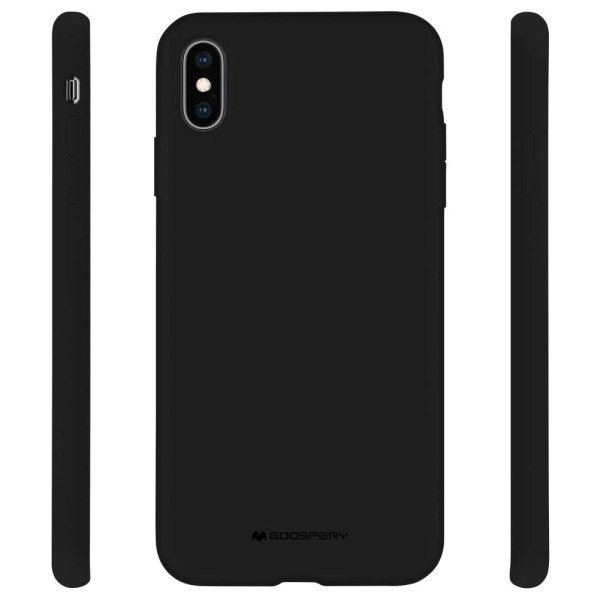 Mercury Silicone iPhone 12/12 Pro 6,1&quot;czarny/black