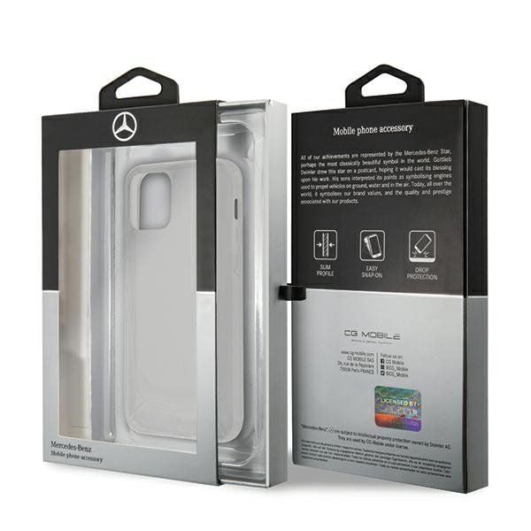 Mercedes MEHCP12SARCT iPhone 12 mini 5,4&quot; clear hardcase Transparent Line