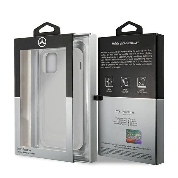 Mercedes MEHCP12MARCT iPhone 12/12 Pro6,1&quot; clear hardcase Transparent Line