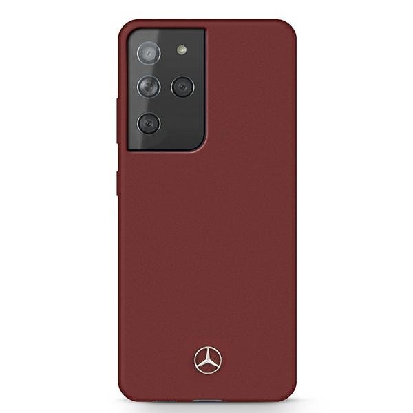 Mercedes MEHCS21LSILRE S21 Ultra G998czerwony/red hardcase Silicone Line