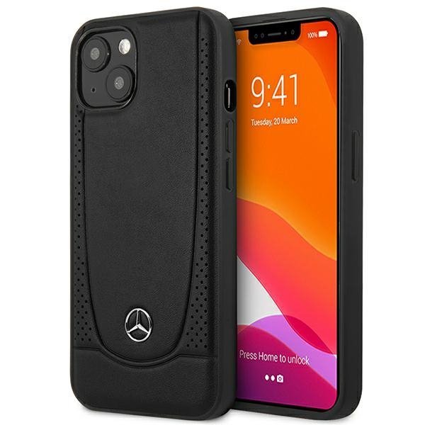 Mercedes MEHCP14MARMBK iPhone 14 Plus /15 Plus 6,7&quot; czarny/black hardcase Leather Urban