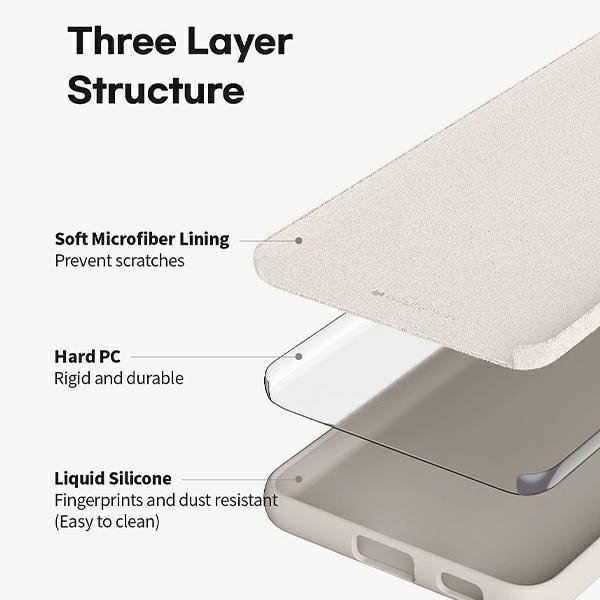 Mercury Silicone iPhone 15 6.1&quot;jasnoszary/stone