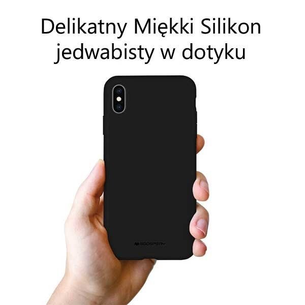 Mercury Silicone iPhone 15 Pro Max 6,7&quot;czarny/black