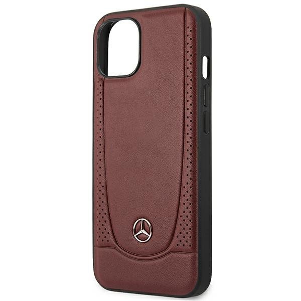 Mercedes MEHCP15SARMRE iPhone 15 / 14 / 13 6.1&quot; czerwony/red hardcase Leather Urban Bengale