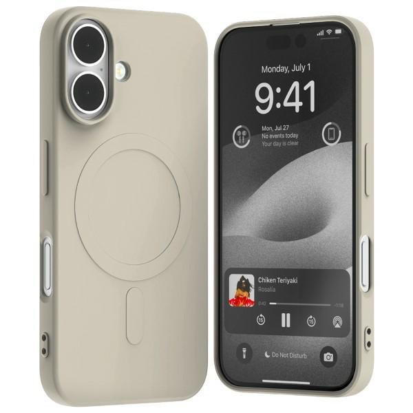 Mercury MagSafe Semi-Silicone iPhone 166,1&quot; kamienny/stone