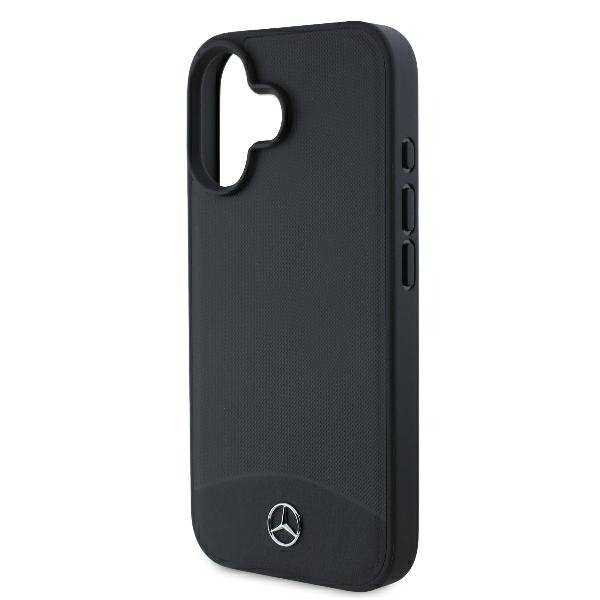 Mercedes MEHMP16S23RBARK iPhone16 6.1&quot; czarny/black hardcase Textured And Plain Leather MagSafe