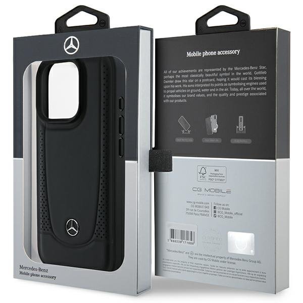 Mercedes MEHCP16XARMBK iPhone 16 ProMax 6.9&quot; czarny/black hardcase Leather Urban