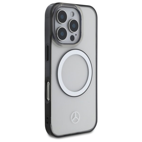 Mercedes MEHMP16L23HUOKC iPhone 16 Pro   6.3&quot; transparent hardcase Printed logo MagSafe
