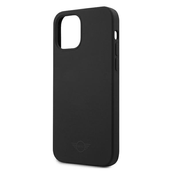Mini MIHCP12LSLTBK iPhone 12 Pro Max 6,7&quot; czarny/black hard case Silicone Tone On Tone