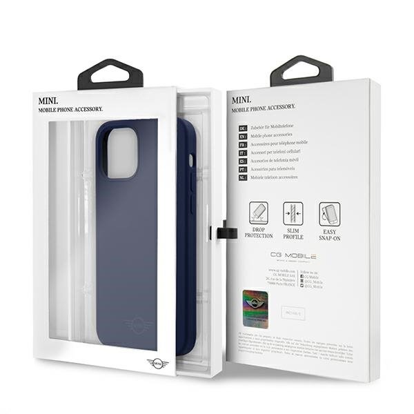 Mini MIHCP12MSLTNA iPhone 12/12 Pro 6,1&quot; granatowy/navy hard case Silicone Tone On Tone