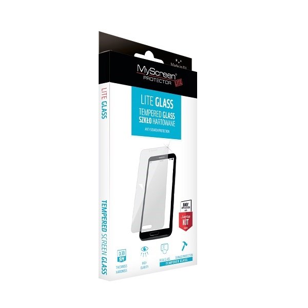 MS Diamond Glass Lite iPhone 5S/5C/SE Szkło hartowane płaskie Lite