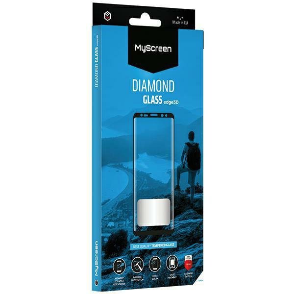 MS Diamond Glass Edge 3D Oppo Reno12 5Gczarny/black szkło hartowane