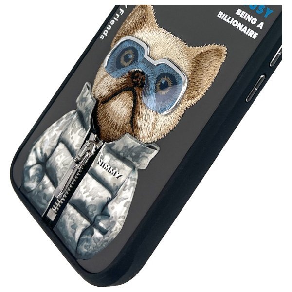 Nimmy etui iPhone 16 6.1&quot; czarny/black   Cool&Cute 2.0 Dog