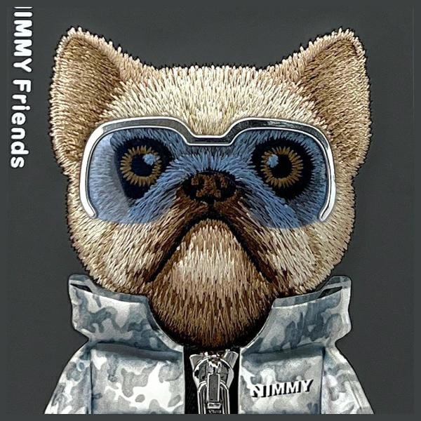 Nimmy etui iPhone 16 Pro Max 6.9&quot;        czarny/black Cool&Cute 2.0 Dog