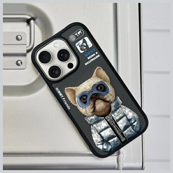 Nimmy etui iPhone 16 Pro Max 6.9&quot;        czarny/black Cool&Cute 2.0 Dog