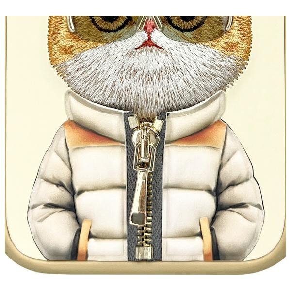 Nimmy etui iPhone 16 6.1&quot; khaki          Cool&Cute 2.0 Cat