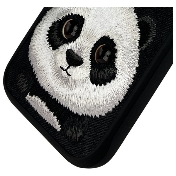 Nimmy etui iPhone 16 Pro Max 6.9&quot;        czarny/black Big Eyed Pet 2.0 Panda