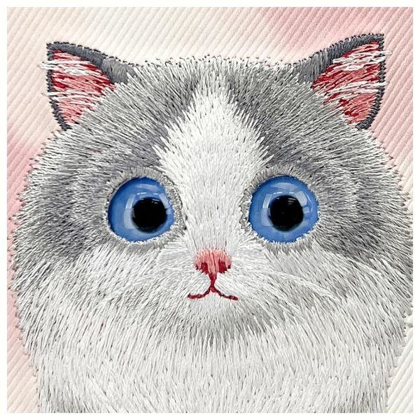 Nimmy etui iPhone 16 6.1 różowy/pink Big Eyed Pet 2.0 Cat
