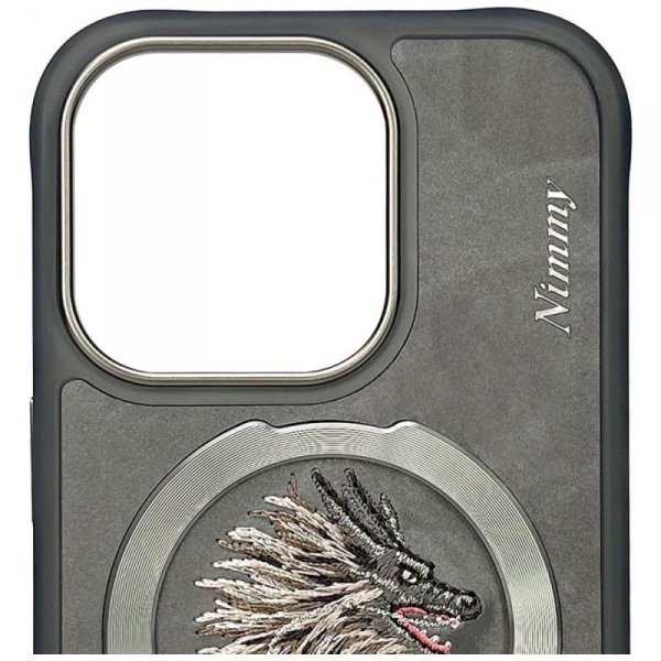 Etui Nimmy Dragon MagSafe do iPhone 16   Pro szary