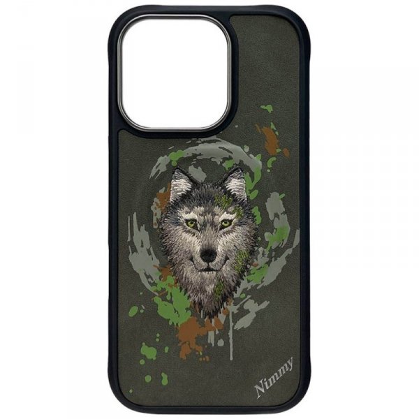 Etui Nimmy Wilk MagSafe do iPhone 16 Pro ciemnoszary