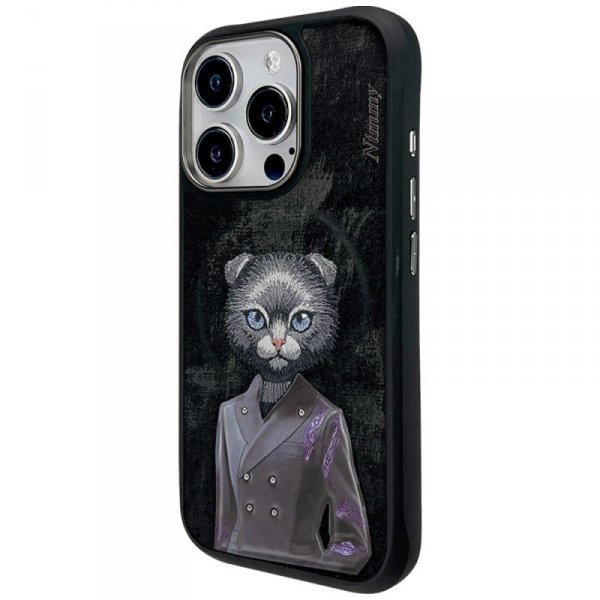 Etui Nimmy Magnetic fashion cute pet     MagSafe do iPhone 16 Pro Max czarny